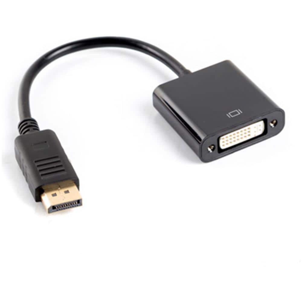 Adattatore Dual Link Displayport 1.2 Maschio A Dvi-i Femmina 24+5 Pin 10cm Nero - Foto 1