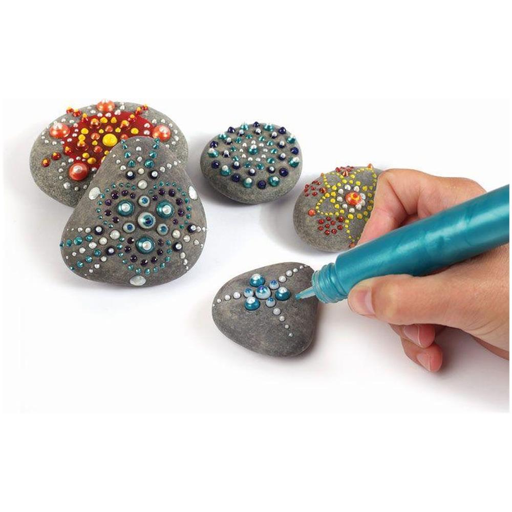 10 Ciottoli Da Dipingere - Grigio Scuro - Foto 1