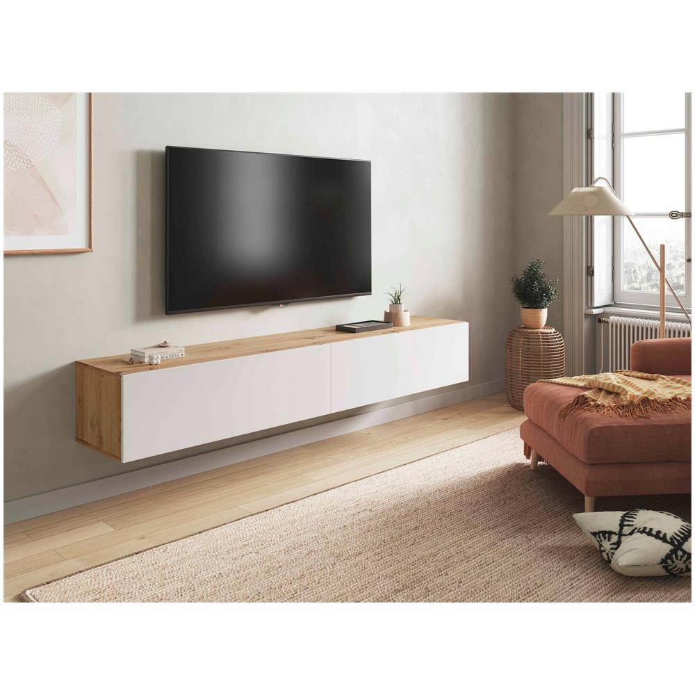 DMORA Mobile Porta Tv Vincennes, Porta Tv A Ante, Mobile