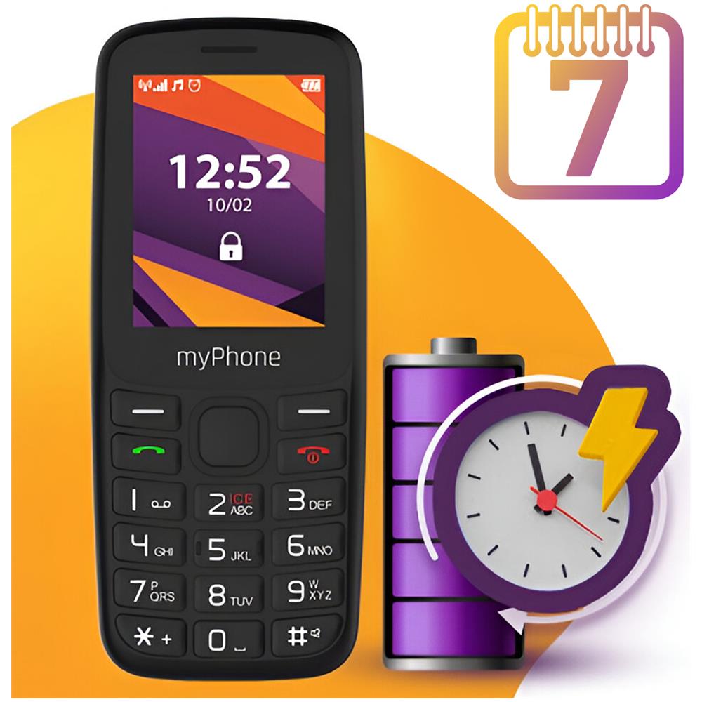 Telefono Cellulare Nero 6410 4g Lte Facile Da Usare, Schermo Da 2,4"" - Foto 5