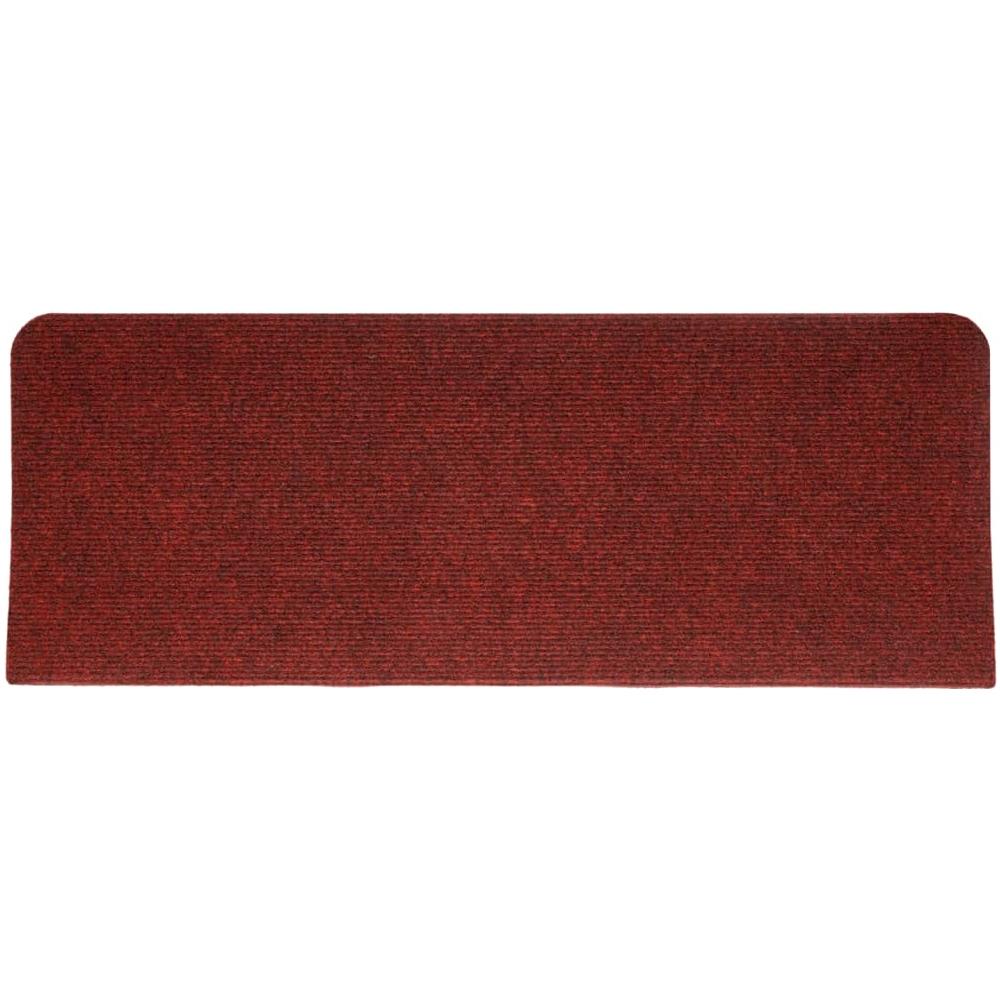 Tappetini Autoadesivi per Scale 15 pz 65x24,5x3,5 cm Rosso - Foto 7