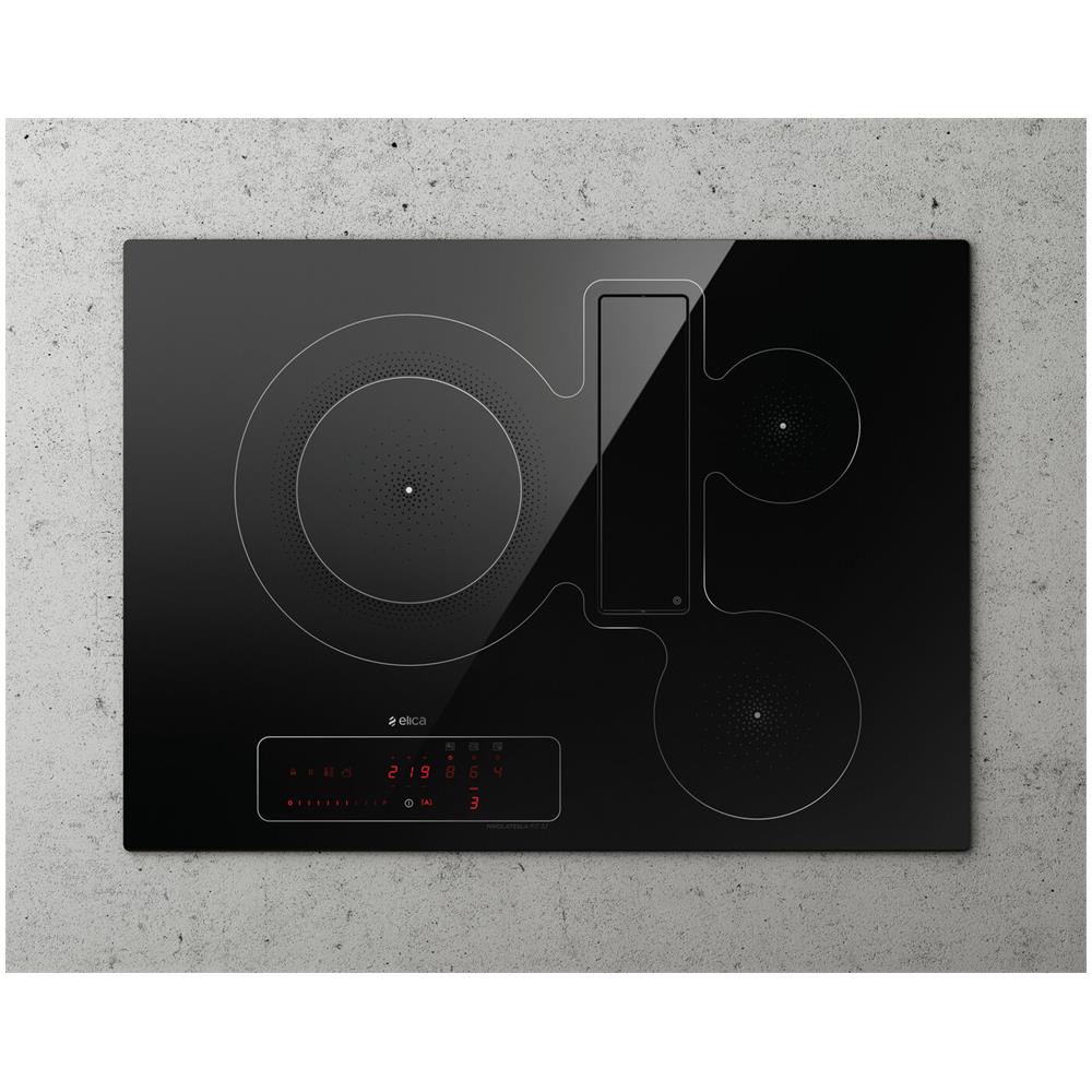 Piano Cottura NIKOLATESLA FIT 3Z BL/A/72 a Induzione 3 Zone Cottura da 60 cm + Cappa Aspirante Colore Nero - Foto 1