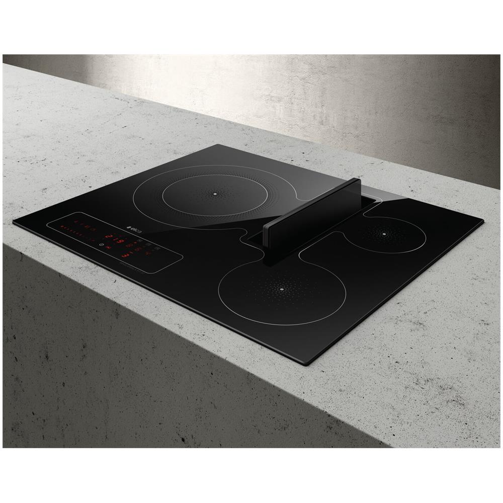 Piano Cottura NIKOLATESLA FIT 3Z BL/A/72 a Induzione 3 Zone Cottura da 60 cm + Cappa Aspirante Colore Nero - Foto 2