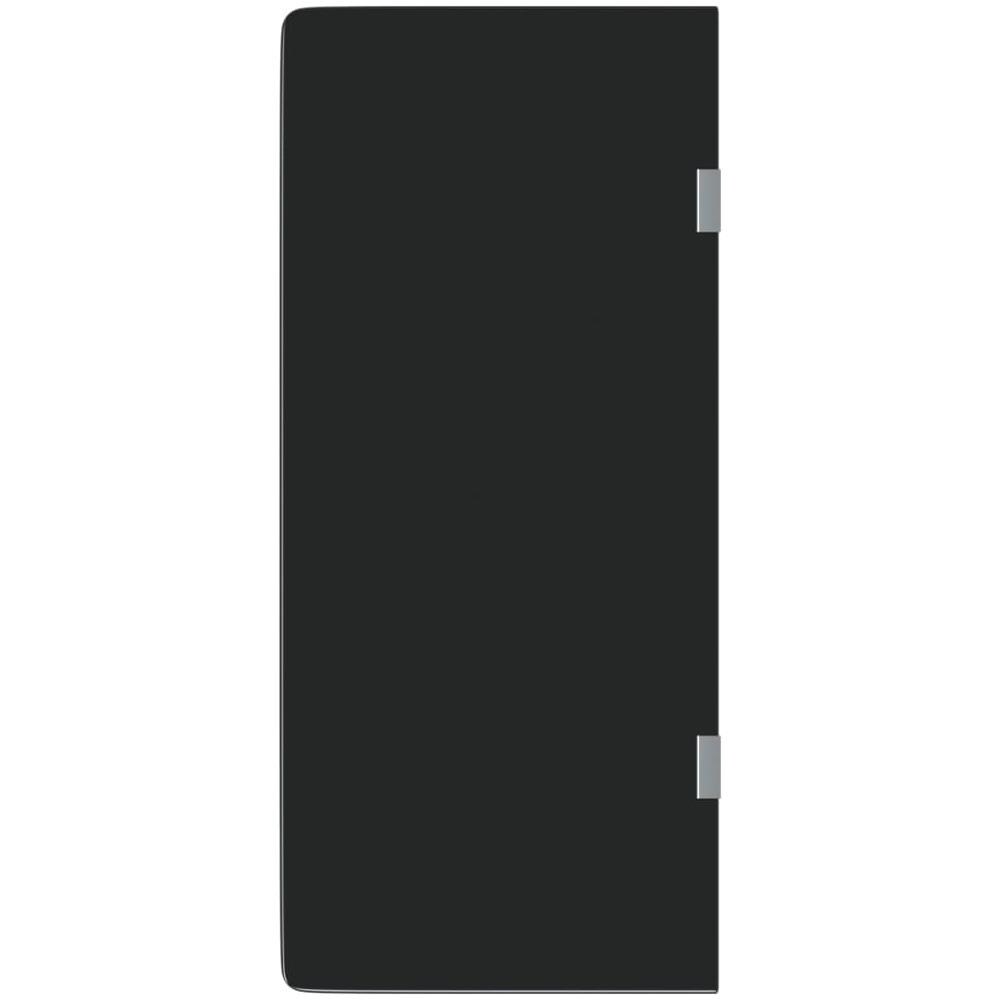 Schermo Orinatoio Parete Privacy Nero 90x40 Cm Vetro Temperato - Foto 2