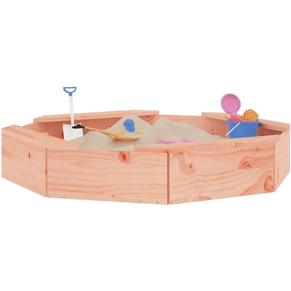 Sabbiera Con Sedute Ottagonale In Legno Massello Di Douglas - Foto 3