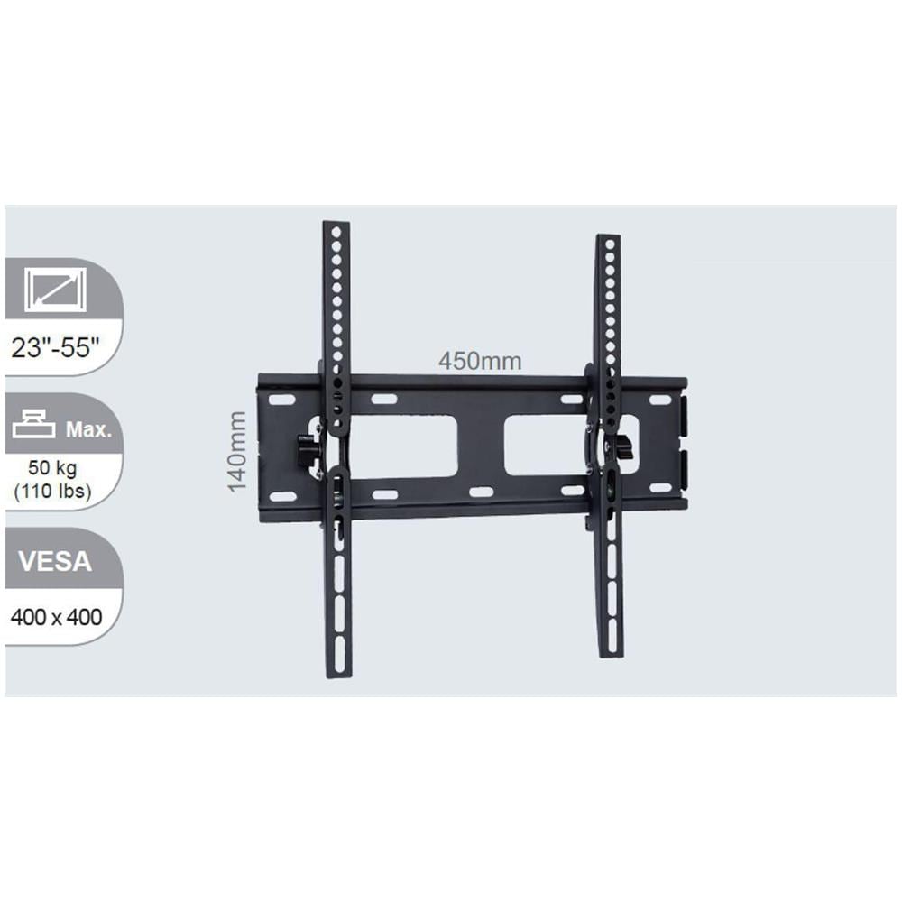 VLMW2355T Supporto TV a parete 139,7 cm (55") Nero - Foto 1