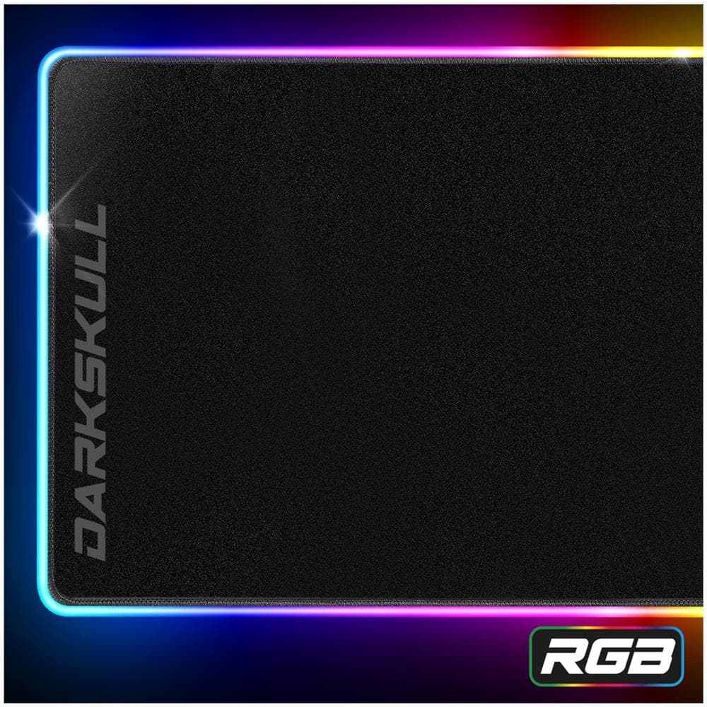 Darkskull Hub RGB - XXXL Tappetino per mouse per gioco da computer Nero - Foto 2