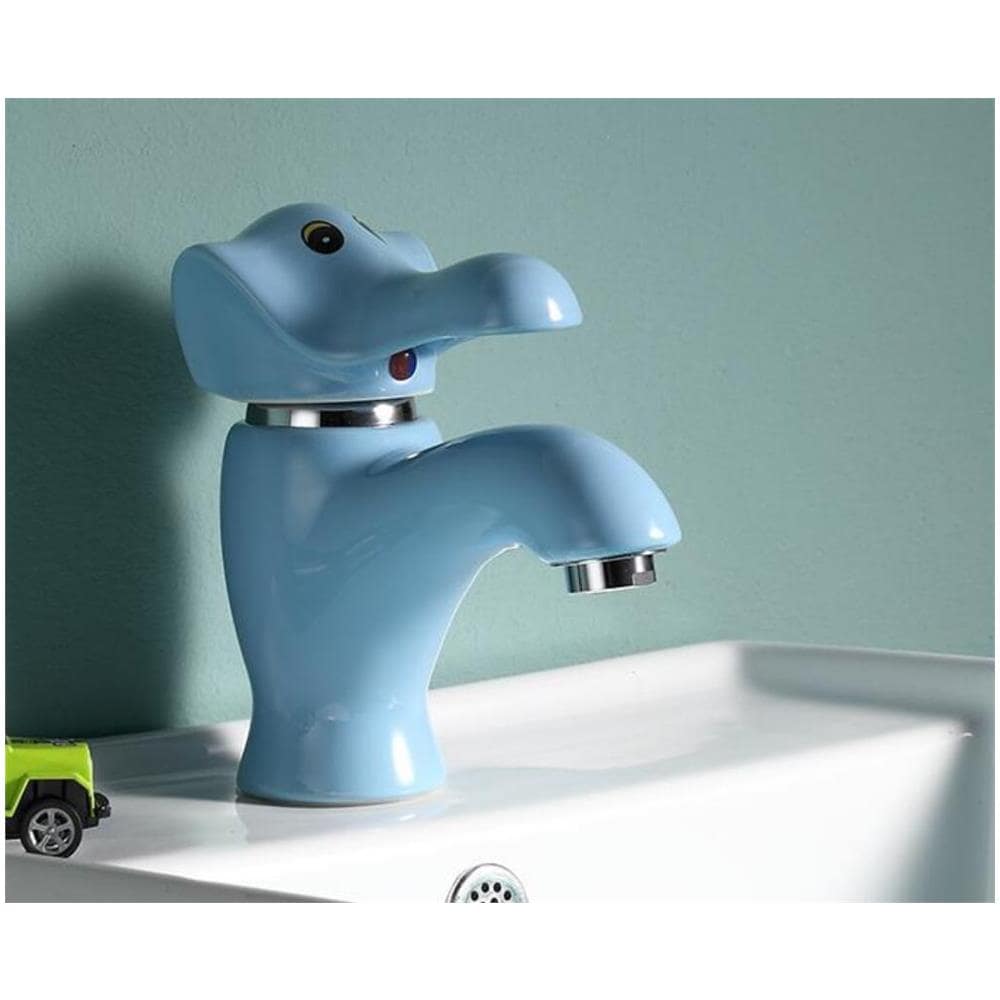 Rubinetto per lavabo da bagno, Blackswan, tipo M287 Elephant, modello blu, misura 16 cm - Foto 2