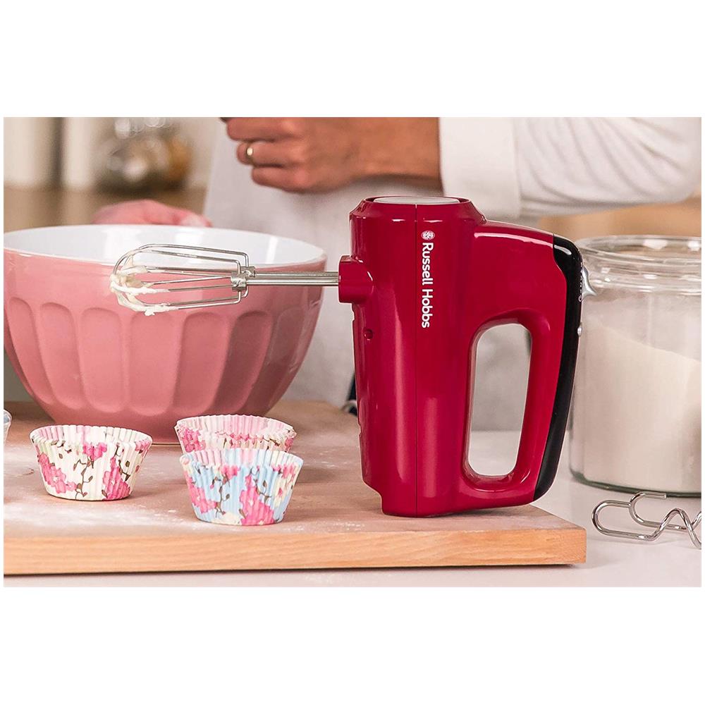 Sbattitore Elettrico Desire Potenza 350W Colore Rosso - Foto 7