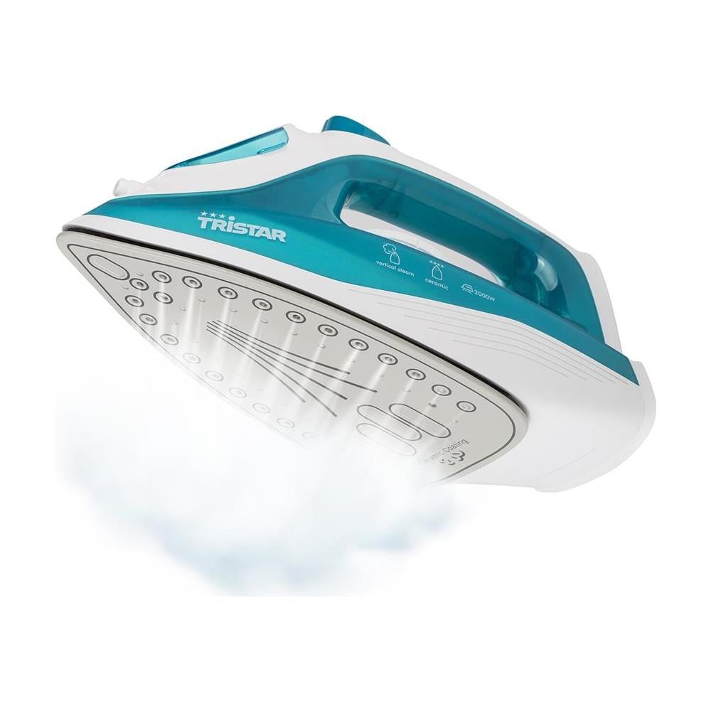 Ferro da Stiro a Vapore ST-8300 Capacità 0.21 Litri Potenza 2000 Watt Colore Azzurro - Foto 2