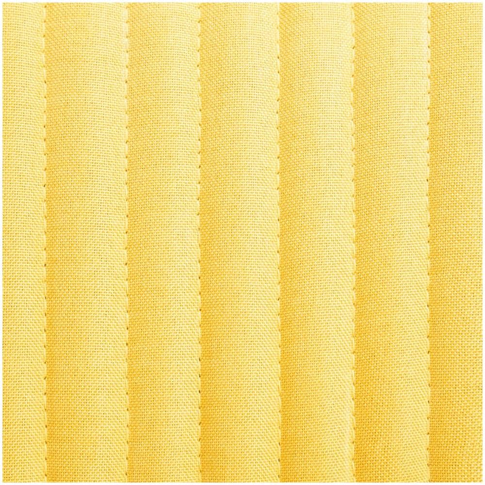 Sedie Da Pranzo 4 Pz Gialle In Tessuto - Foto 2