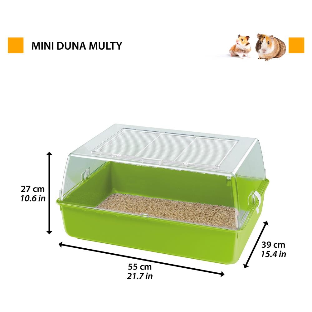 Gabbia Per Criceti Topolini Mini Duna Multy E Roditori, In Plastica, Senza Accessori - Foto 2