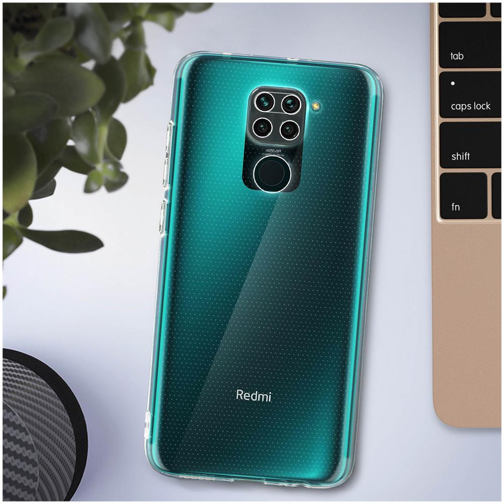 Cover Xiaomi Redmi Note 9 Protezione Silicone Morbido Antishock Trasparente - Foto 2