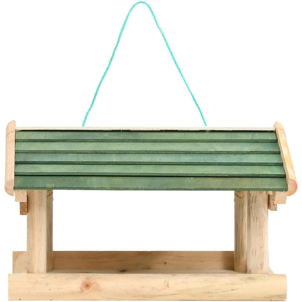 Mangiatoia per Uccelli in Legno Massello 35x29,5x21cm - Foto 2