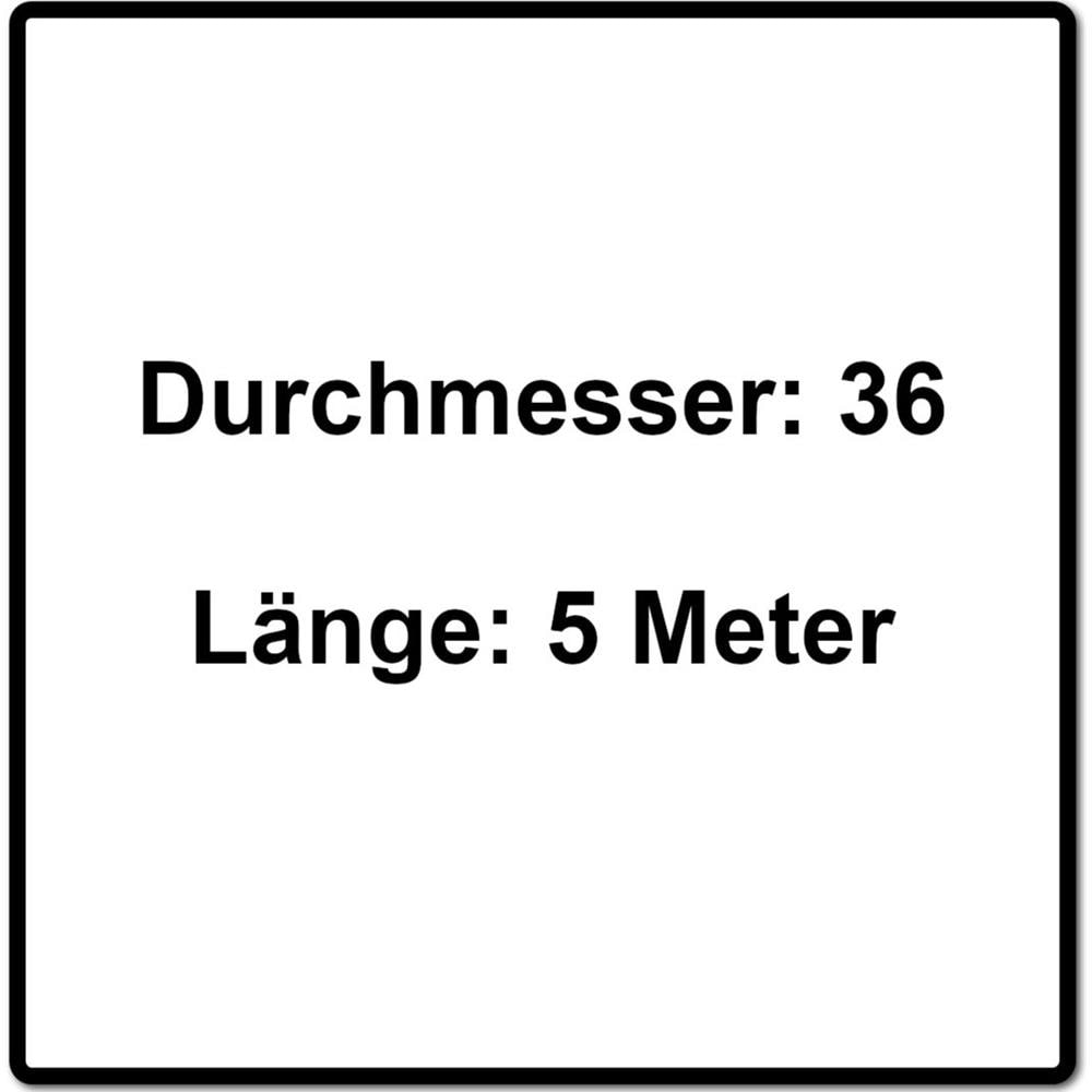 D36x5m-as / ctr Tubo Flessibile D'aspirazione (204925) Per Aspiratori Mobili Ct Senza Autoclean - Foto 1