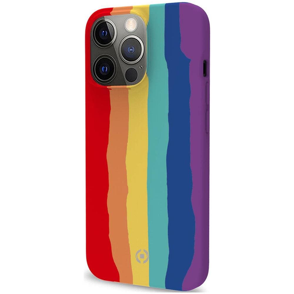 Custodia In Silicone Solido Arcobaleno Per Iphone 13 Pro - Foto 1