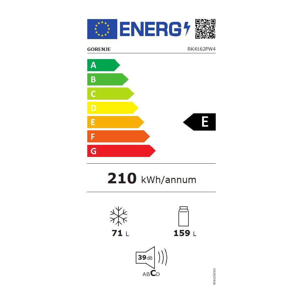Rk4162pw4 Frigorifero Con Congelatore Libera Installazione 230 L E Bianco - Foto 5