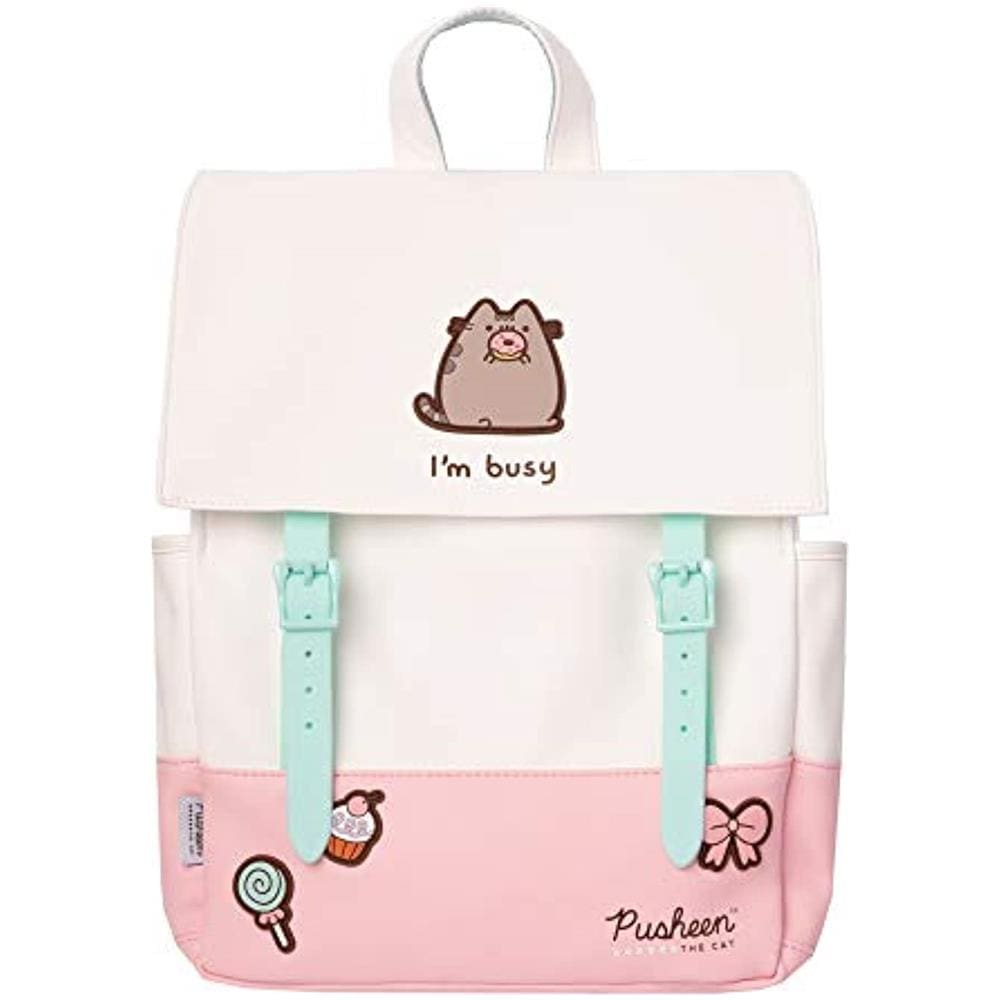 Zaino Moderno Con Spallacci Regolabili E Patch Decorativi, Rosa - Foto 1