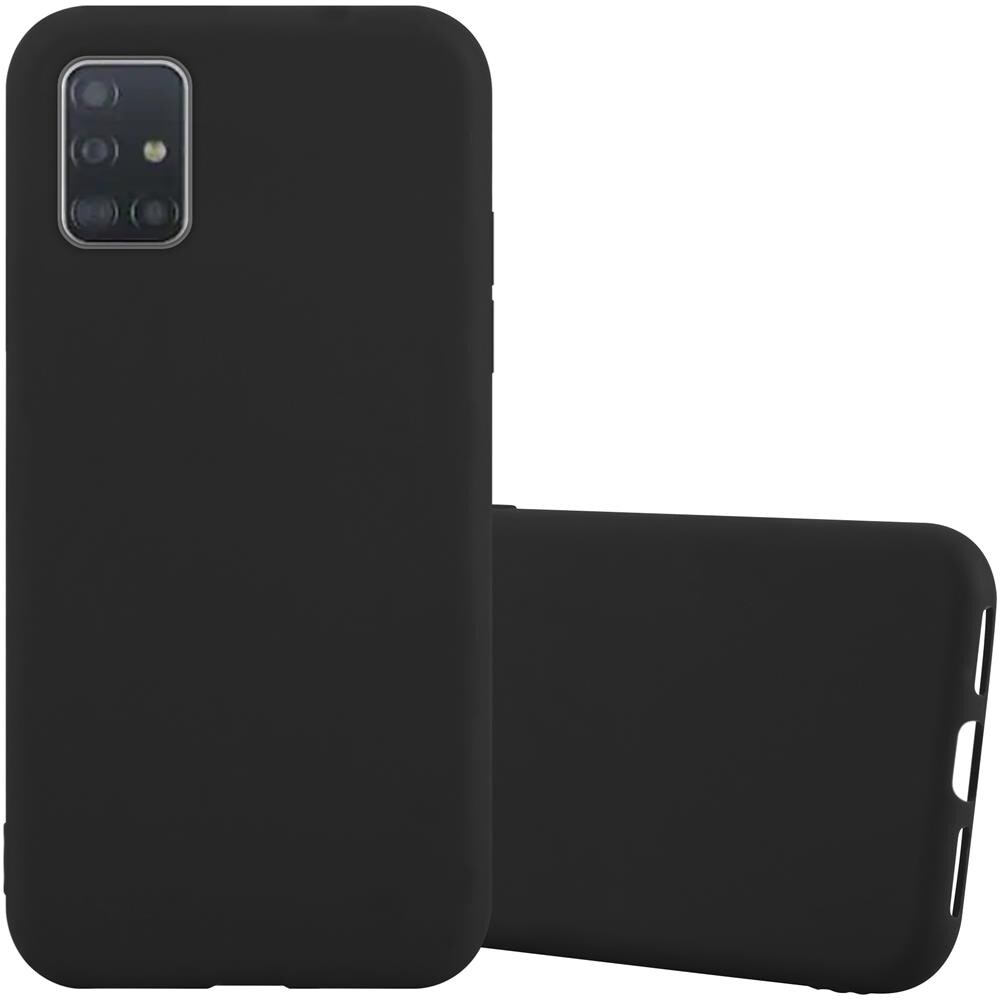 Custodia Compatibile Con Samsung Galaxy A72 5g In Candy Nero - Coperchio Protettivo In Silicone Tpu Flessibile - Foto 1