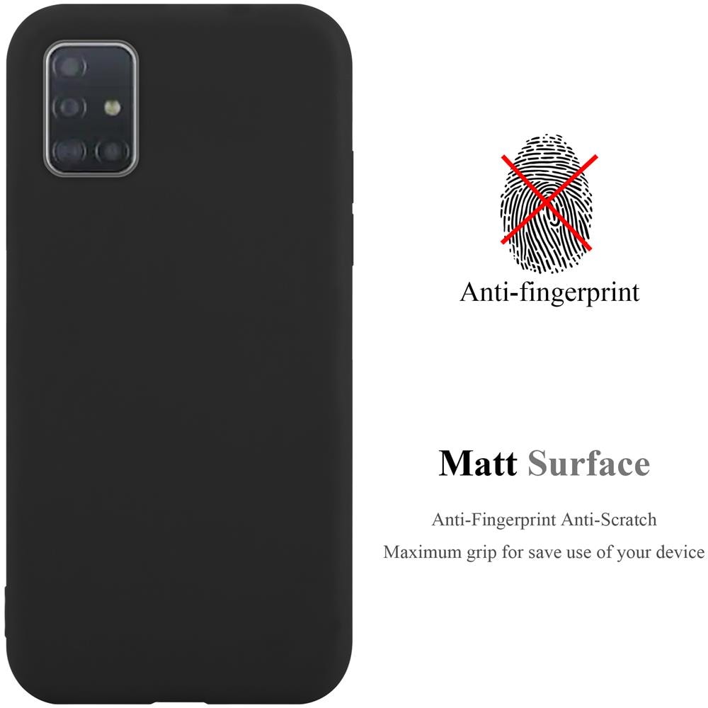 Custodia Compatibile Con Samsung Galaxy A72 5g In Candy Nero - Coperchio Protettivo In Silicone Tpu Flessibile - Foto 2