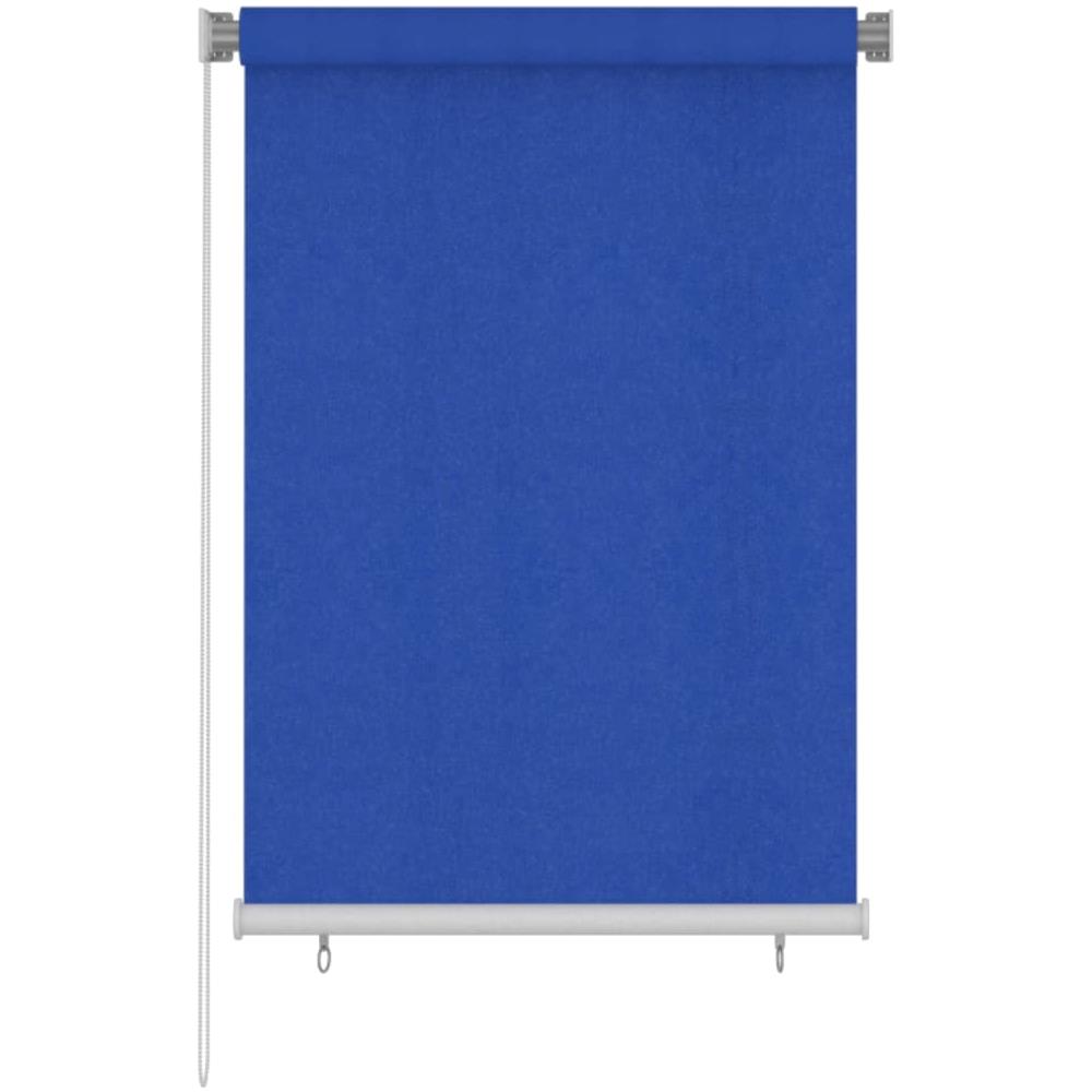 Tenda A Rullo Per Esterni 100x140 Cm Blu Hdpe - Foto 1