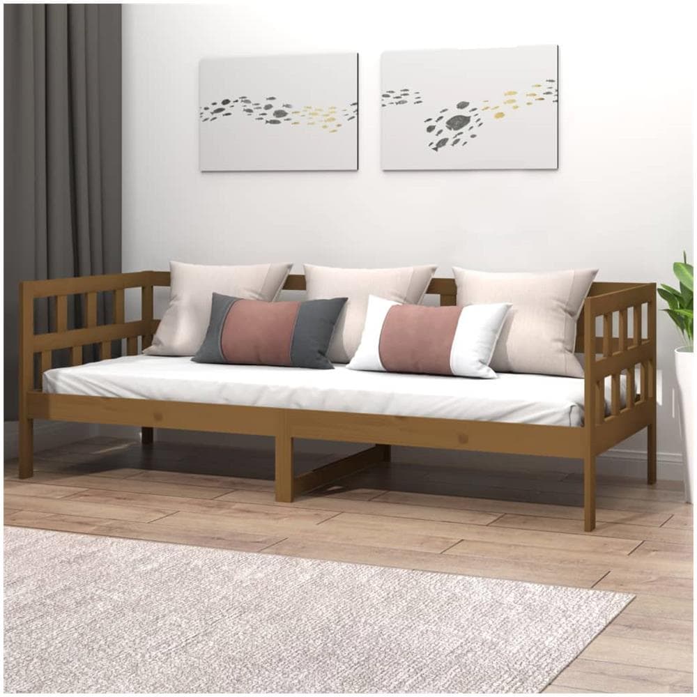 Dormeuse In Legno Massello Di Pino Miele 80x200 Cm - Foto 1