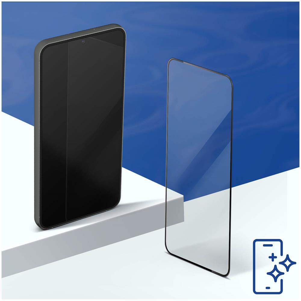 Vetro Temperato 9h Samsung S23 Rinforzato Hardglass Max Bordo Nero - Foto 5