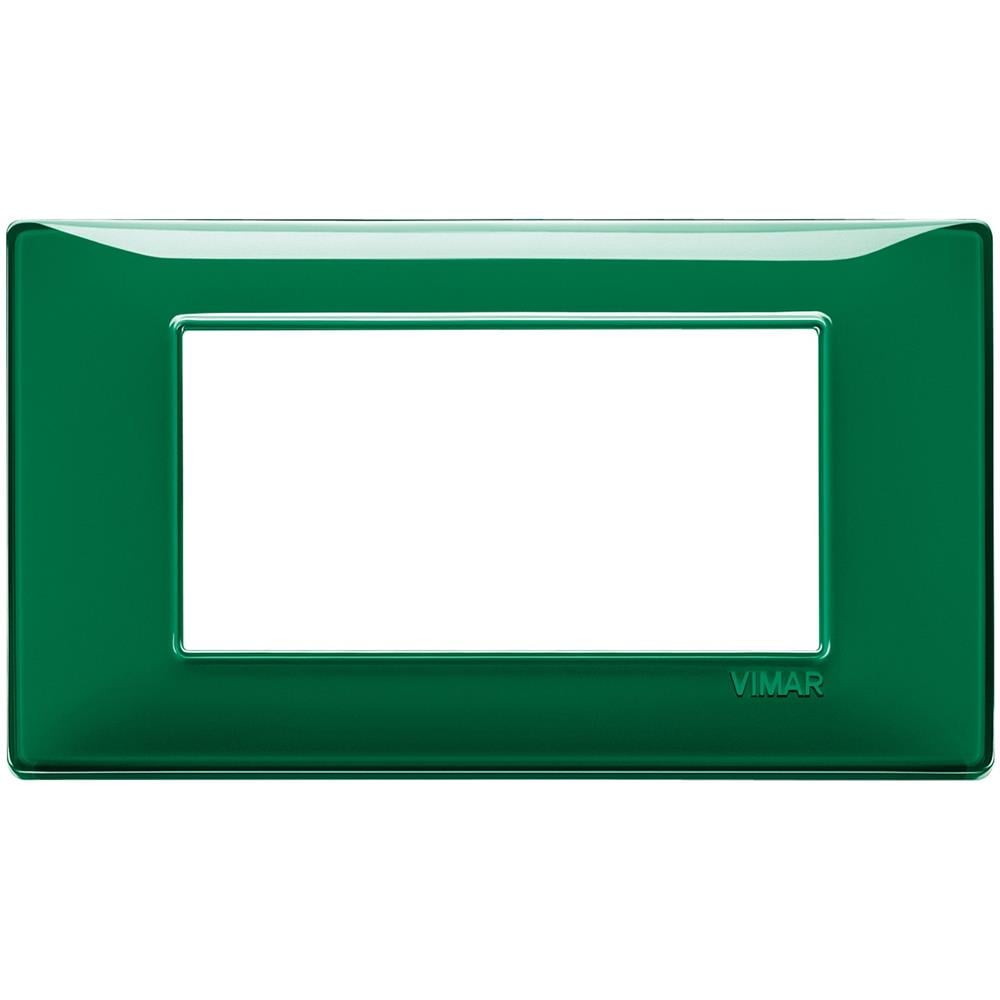 Placca 3 Moduli Reflex Smeraldo   Plana 14653.47 Tecnopolimero - Foto 5