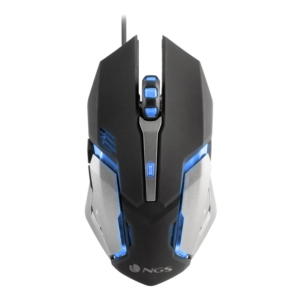 GMX-100 USB Ottico 2400DPI Ambidestro Nero, Grigio mouse - Foto 3