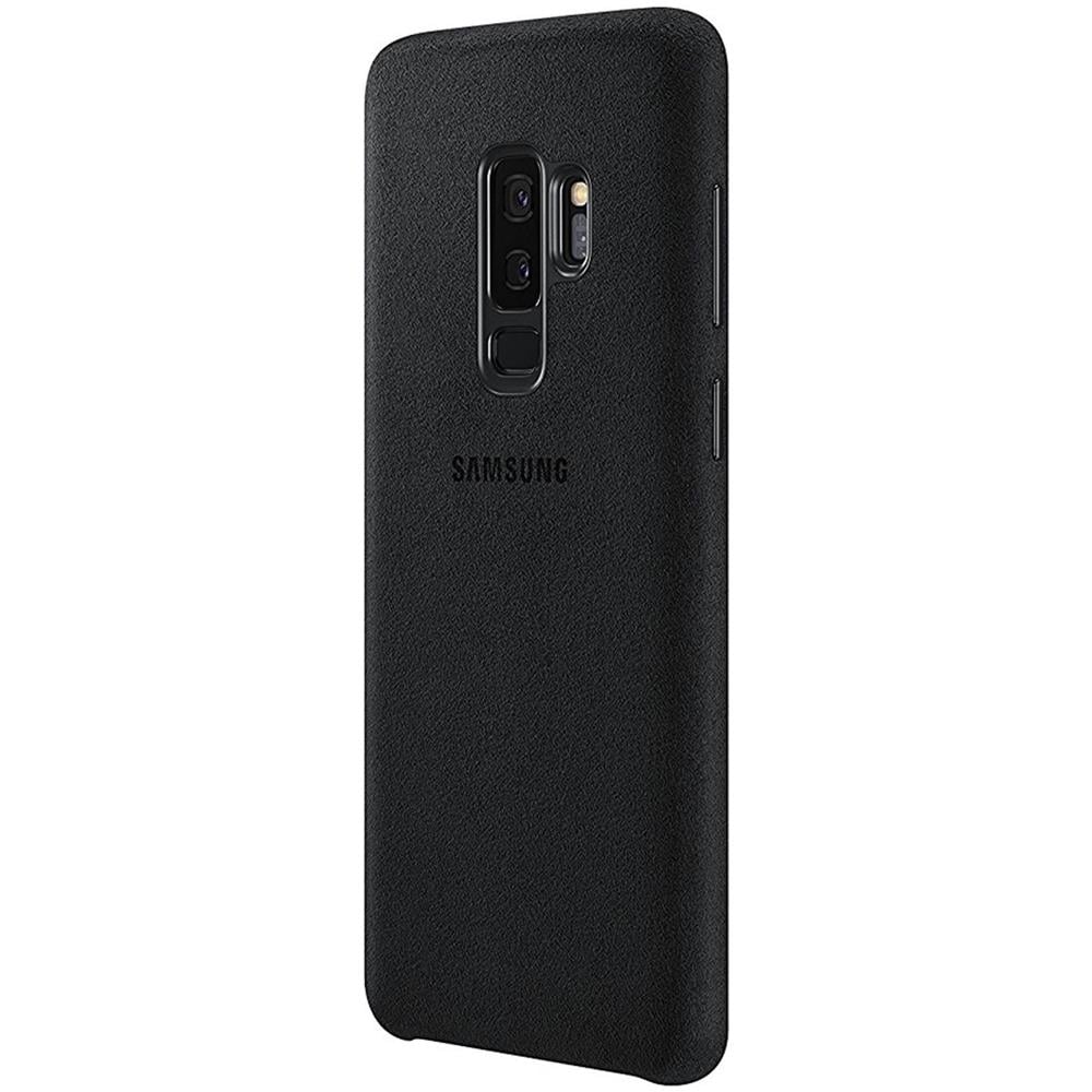 Cover Alcantara per Galaxy S9+ colore Nero - Foto 3