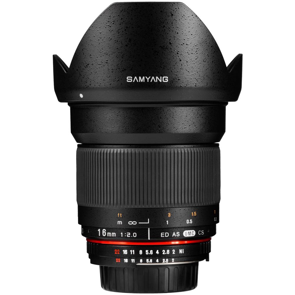 Obiettivo 16 Mm F / 2 Ed Aces Umc Cs E Nero - Foto 2