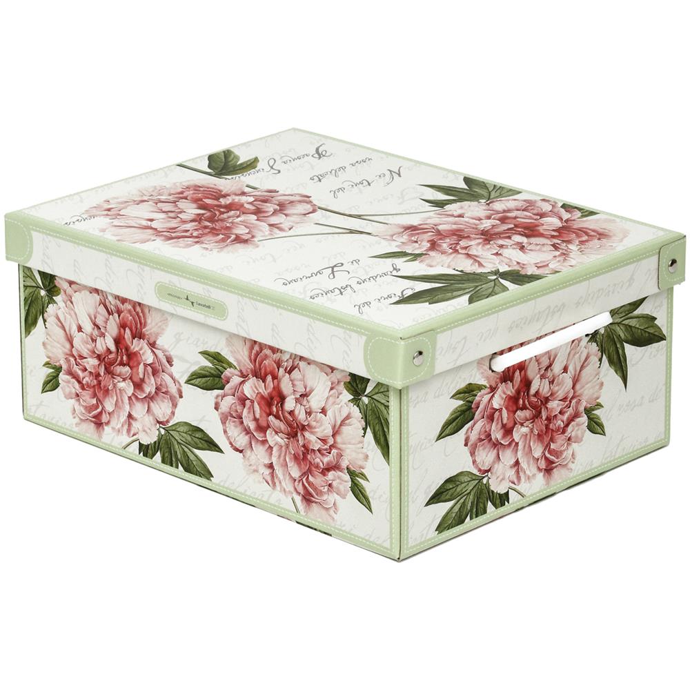 Scatola Salvaspazio In Cartone Decorato Bianco - Foto 2