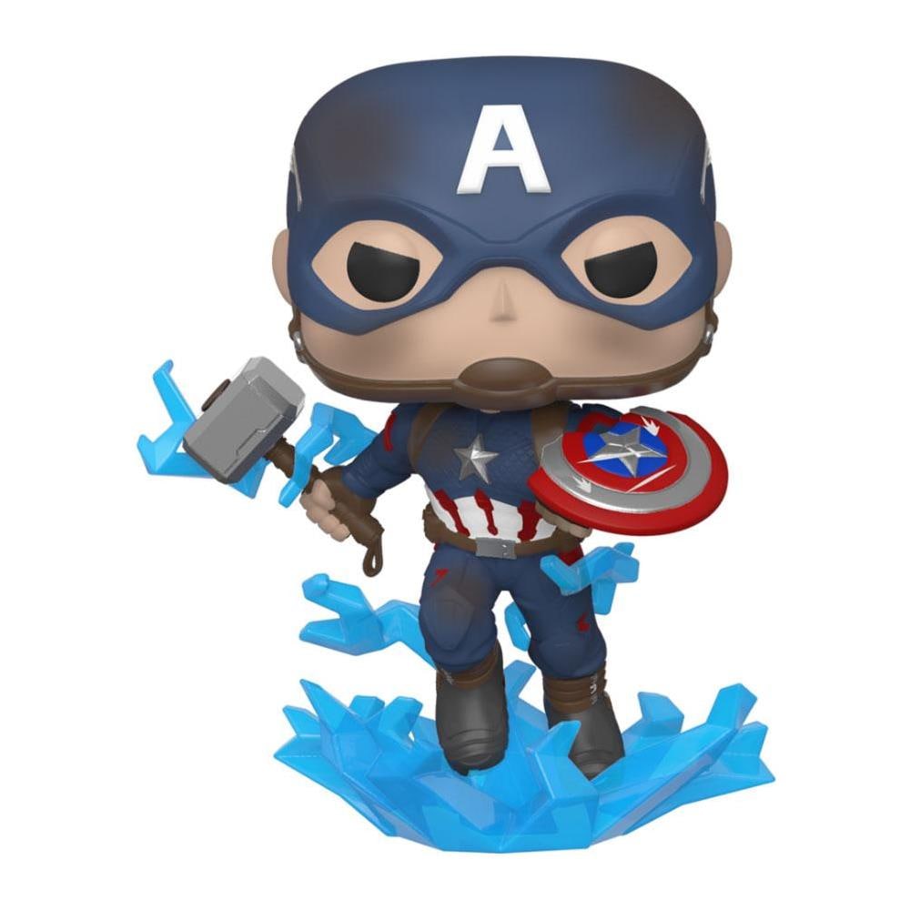 Marvel: Funko Pop! - Avengers Endgame - Captain America (Bobble-Head) (Vinyl Figure 573)  - Foto 1