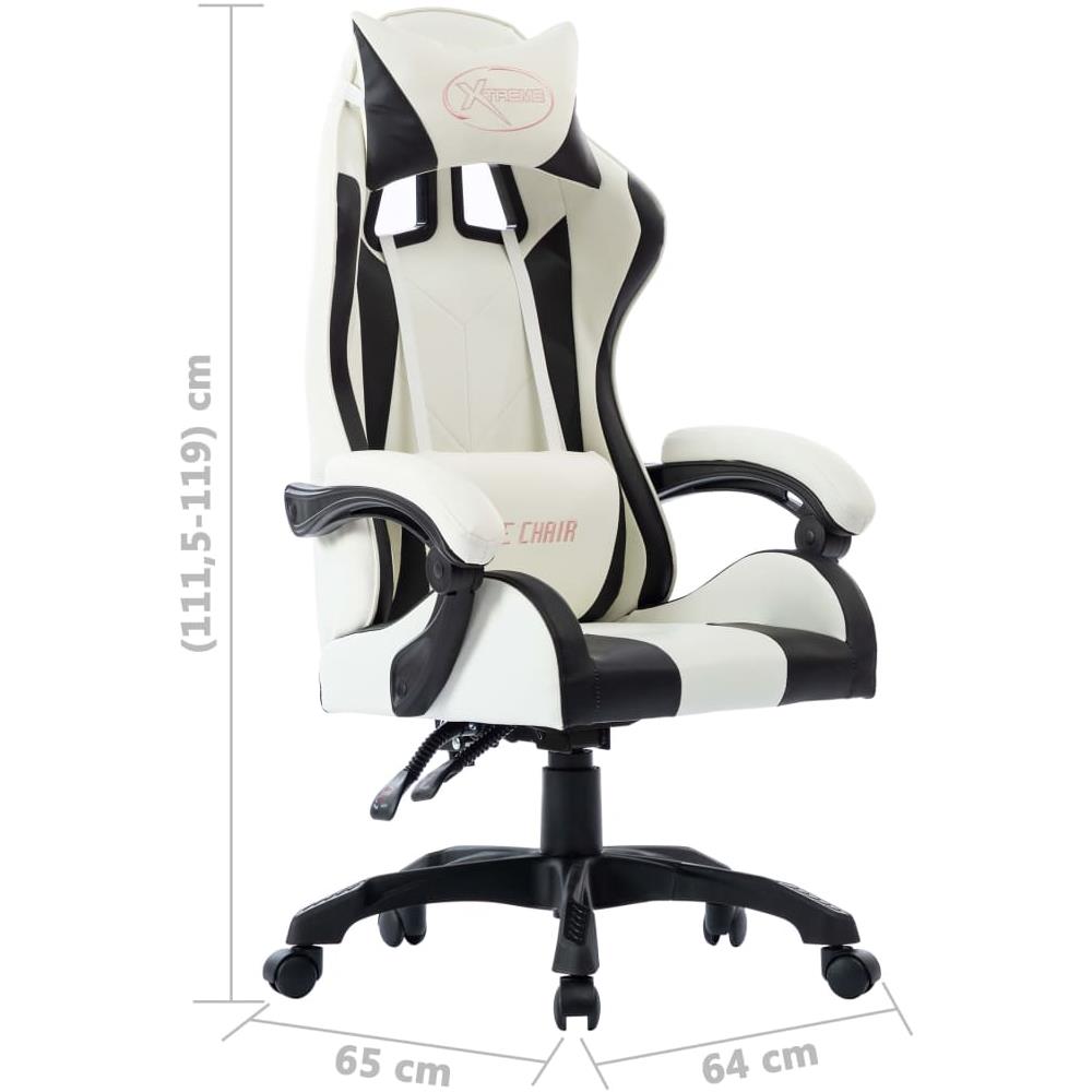 Sedia Da Gaming Nera In Similpelle - Foto 7