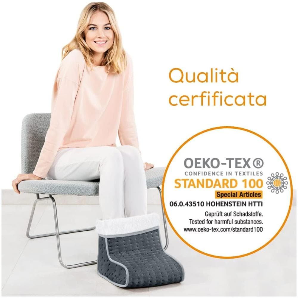 Scaldapiedi FW 20 Cosy in Micropile Traspirante con 3 Livelli di Temperatra Potenza 100 Watt Superficie Particolarmente Morbida - Foto 4