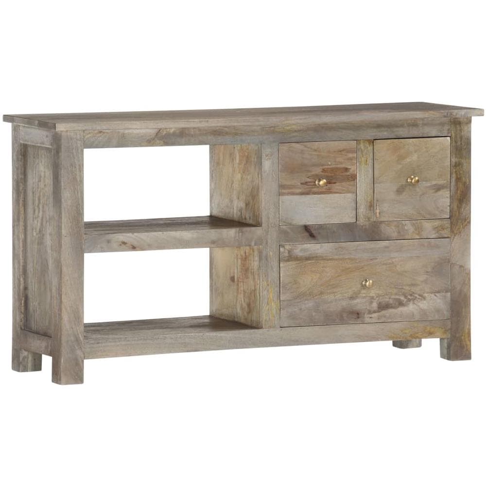 Mobile Porta TV 100x30x55 cm in Legno Massello di Mango - Foto 1