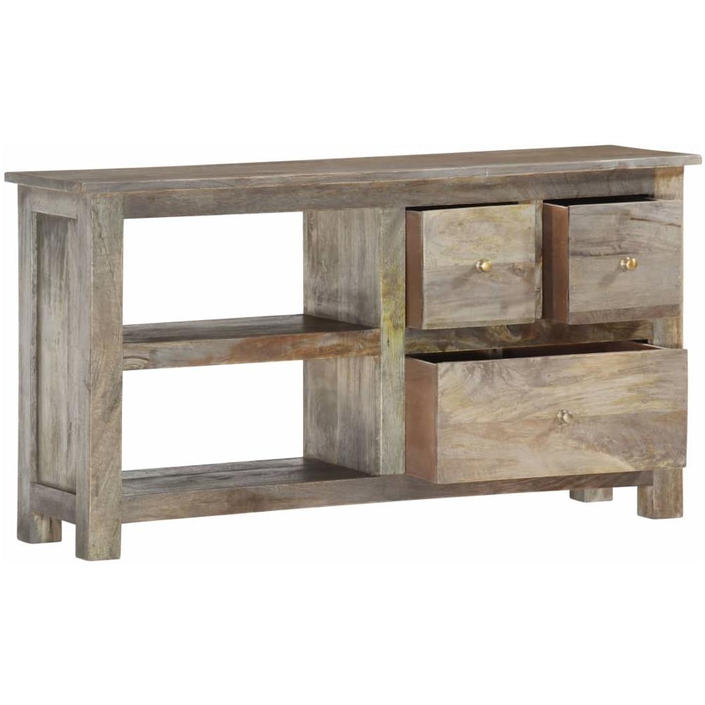 Mobile Porta TV 100x30x55 cm in Legno Massello di Mango - Foto 2