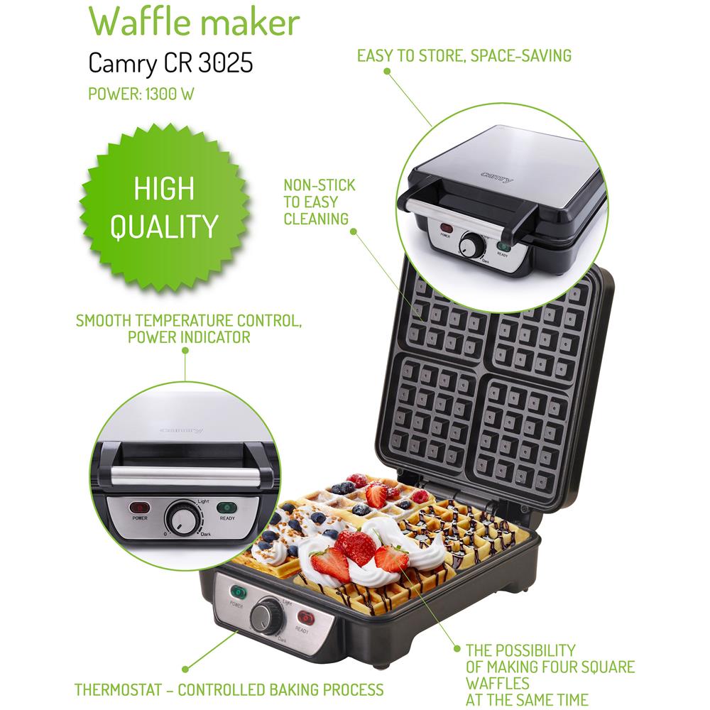 Macchina Da Waffle Cr 3025 - Foto 2