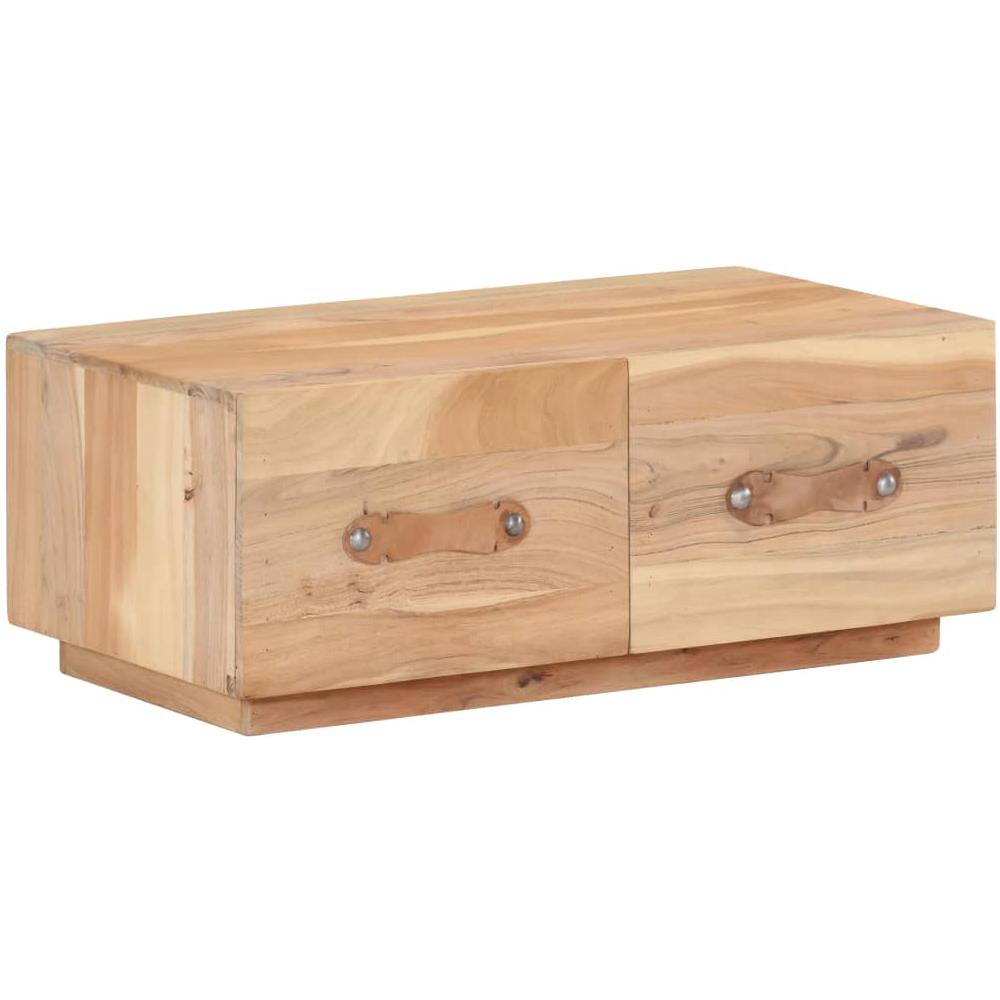 Tavolino Da Caff 90x50x35 Cm In Legno Massello Di Recupero - Foto 1