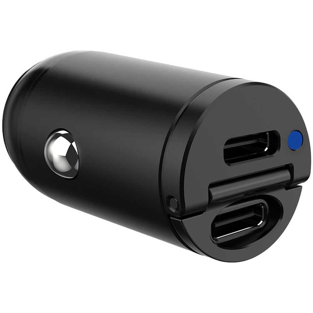Caricabatteria Da Auto Mini 2xusb-c Pd 30w - Foto 1