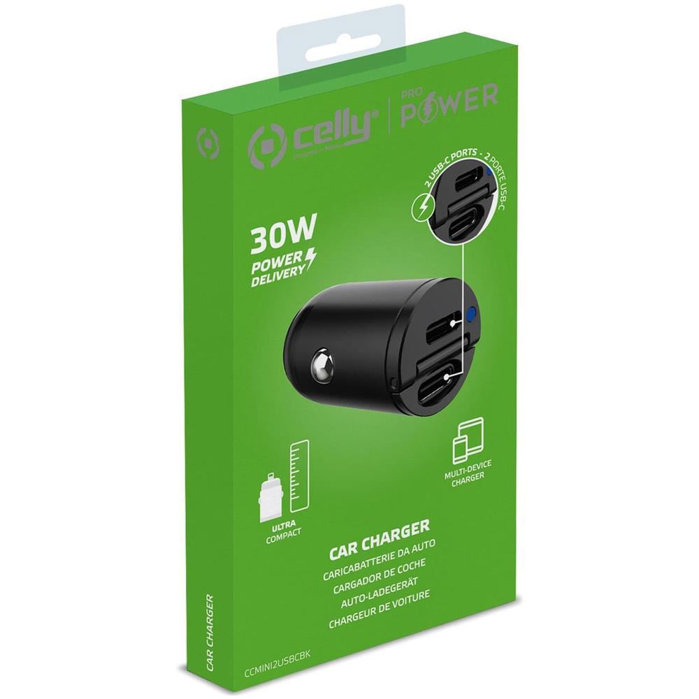 Caricabatteria Da Auto Mini 2xusb-c Pd 30w - Foto 2