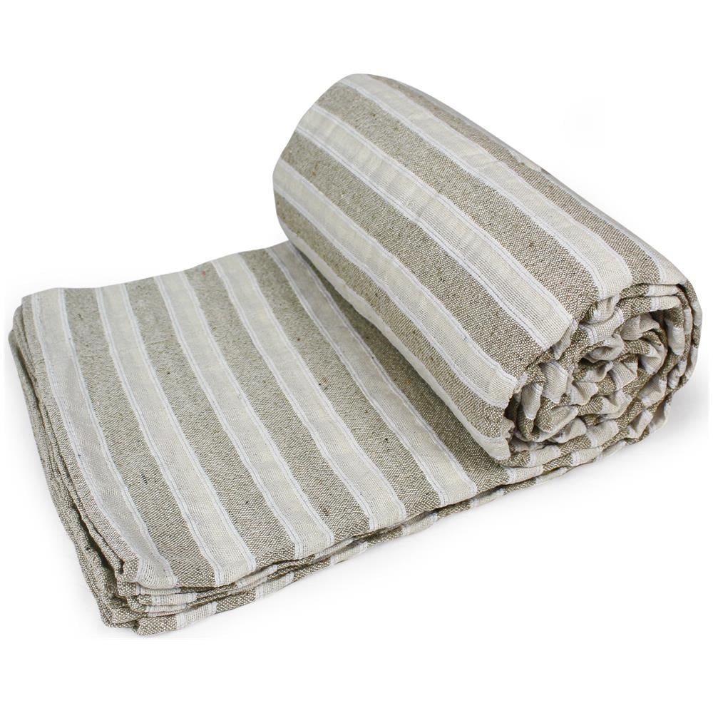 Copriletto, Copridivano, Telo Copritutto Multiuso Per Arredo - Ilaria Beige - 210x250 Cm - Foto 4