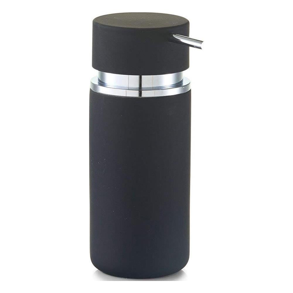 Dispenser Sapone Liquido Gomma, 16 Cm, Nero, - Foto 1