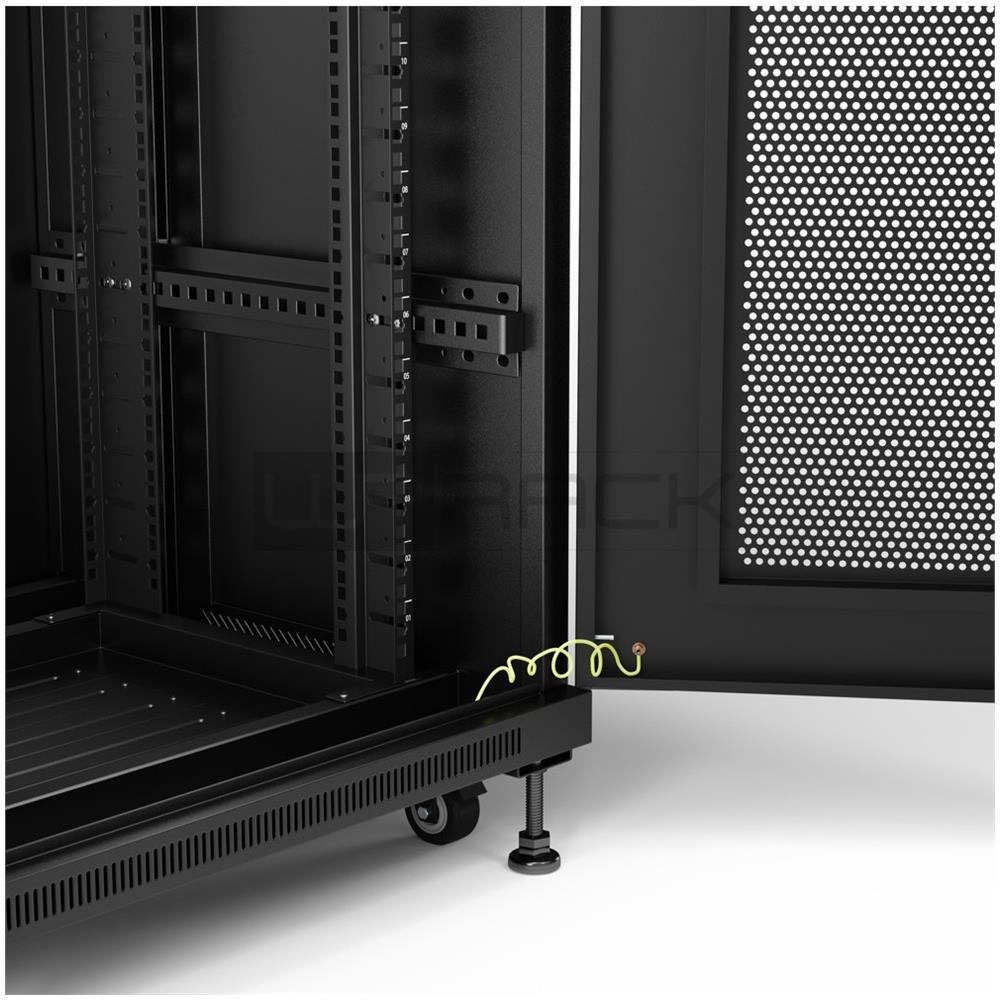 Rack a pavimento server RSB IP20 19 POLLICI 10U L600XP1000 COLORE NERO Colore Nero - Foto 2
