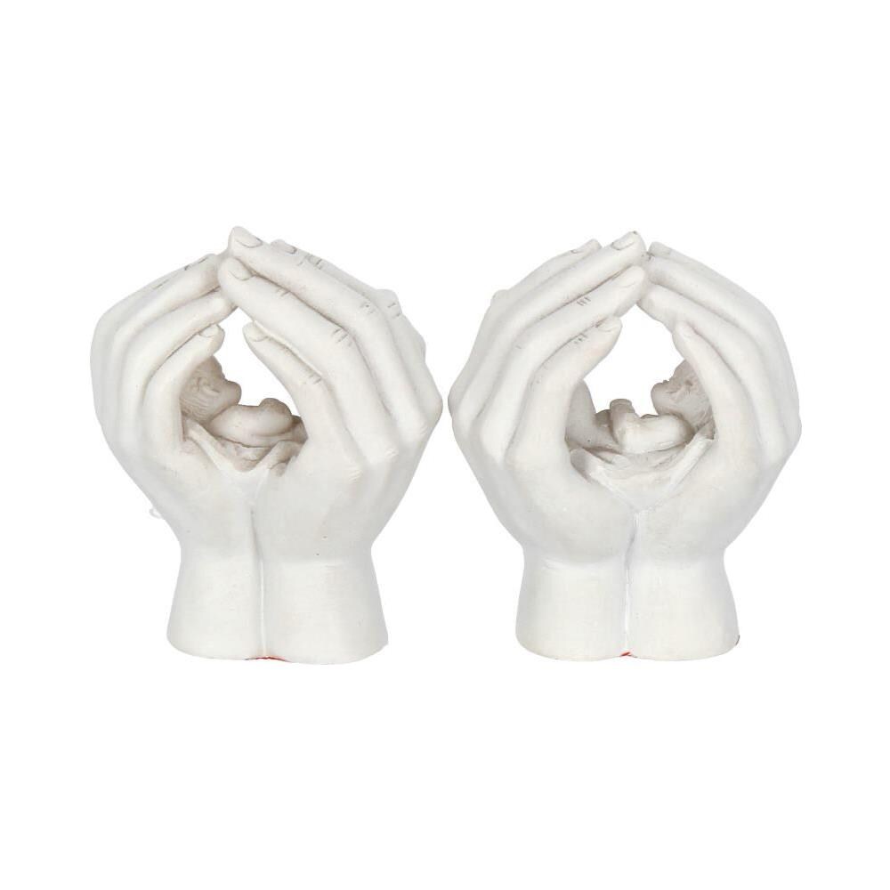 Nemesis Now - Set Di 2 Ripari, 7 Cm, In Resina, Colore: Bianco - Foto 7