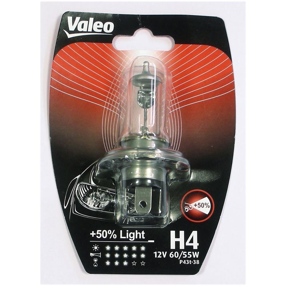 H4 Lampada Singola Auto 12v 60/55w +50% Light Attacco P43t-38 - Foto 1