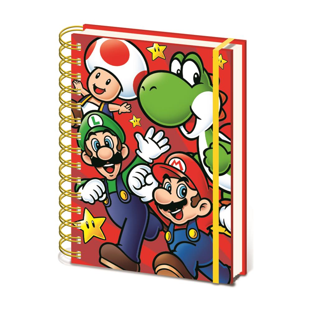 Nintendo - Super Mario ""run"" - Premium A5 Notebook - Foto 1