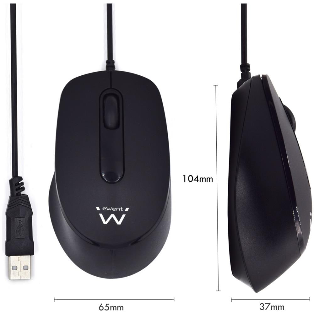 EW3159 mouse Ambidestro USB tipo A Ottico 1000 DPI - Foto 4