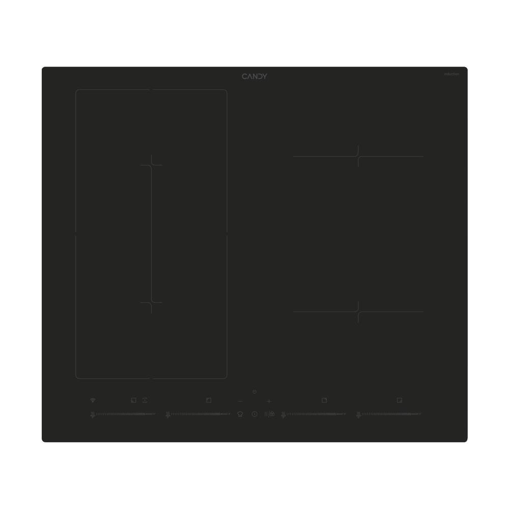 Piano Cottura da Incasso CETPS64MCWFTT / 1 a Induzione 4 Zone Cottura da 59 cm Colore Nero - Foto 1
