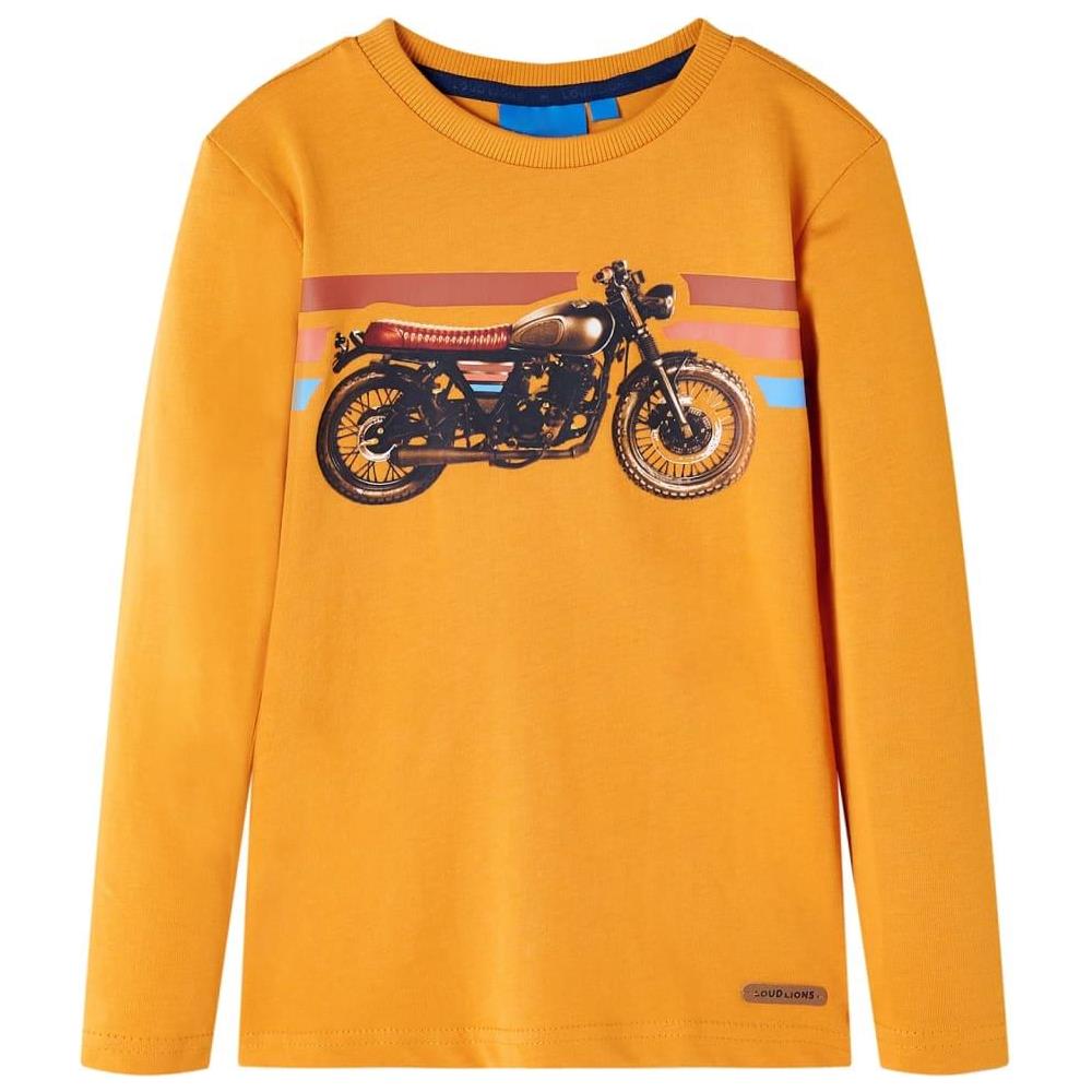 Maglietta da Bambina a Maniche Lunghe Ocra 92 - Foto 1